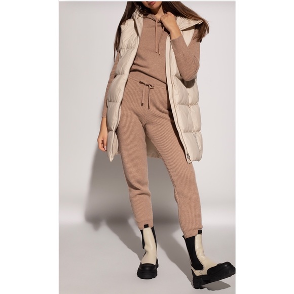 Rag & Bone Cashmere Ribbed Joggers (Size: L) - Picture 2 of 12